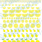 Lemons on Clear/White Laser Printed Waterslide Paper Ready To Use - SoCuteINeedOneToo