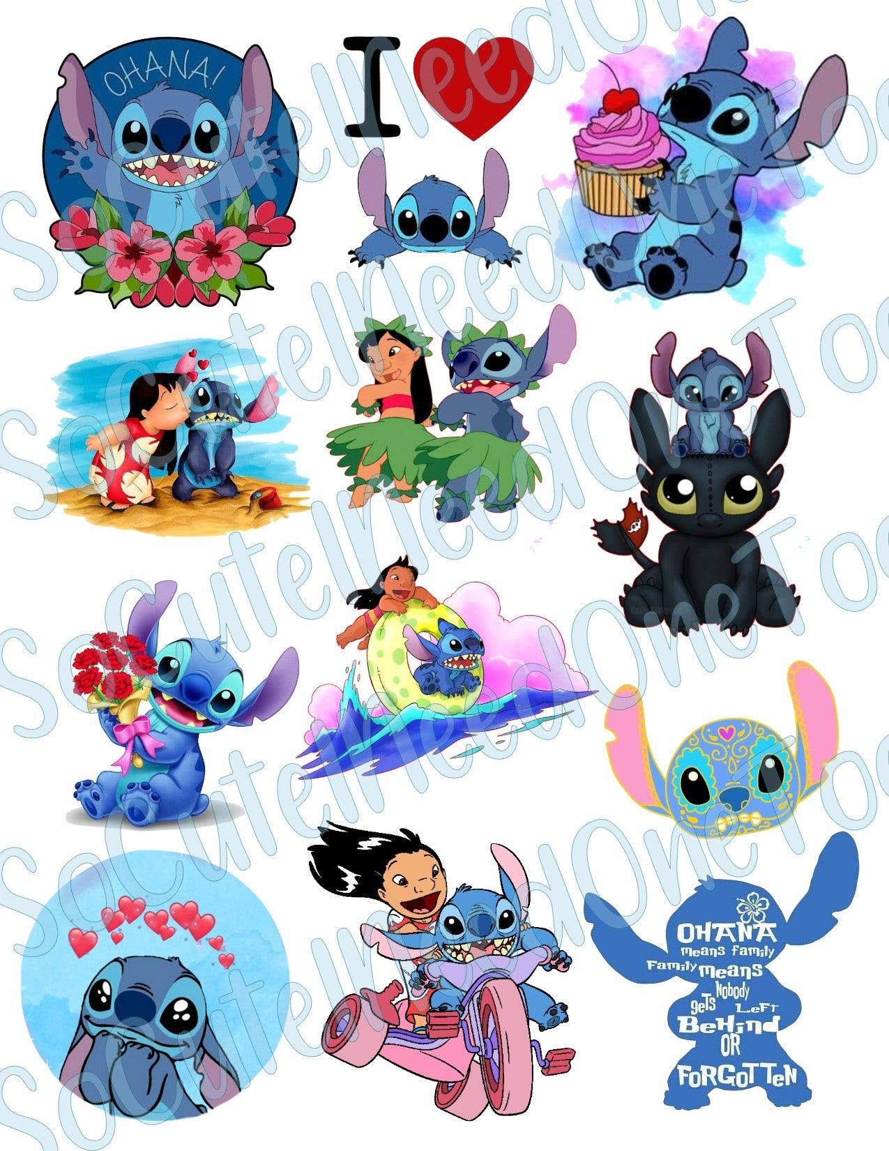 Lilo & Stich #3 Waterslide Decals - SoCuteINeedOneToo