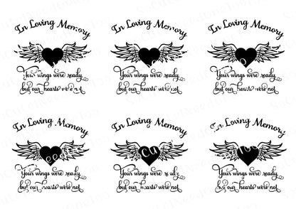 Memorial Album Waterslide Decals - SoCuteINeedOneToo