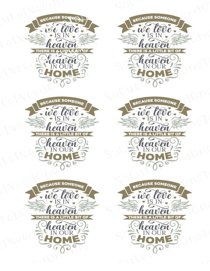 Memorial Album Waterslide Decals - SoCuteINeedOneToo