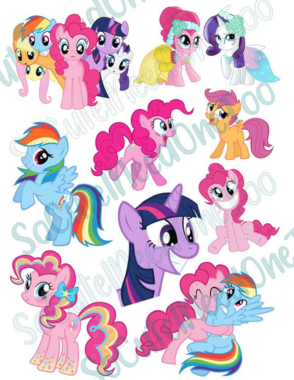 My Little Pony on Clear Water Slide Paper Sealed & Ready To Use - SoCuteINeedOneToo