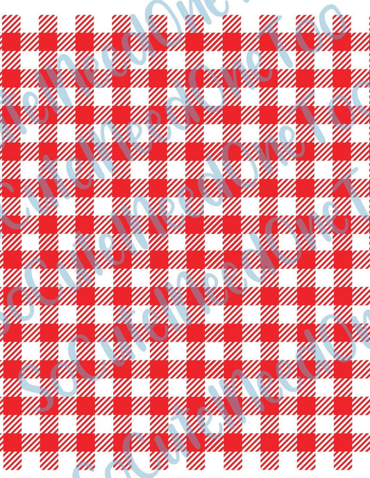 Red & White BP Small Print on Clear/White Water Slide Paper Ready To Use - SoCuteINeedOneToo