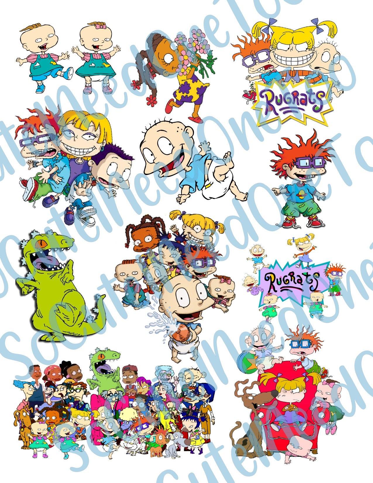 Rugrats #2 on Clear/White Waterslide Paper Ready To Use - SoCuteINeedOneToo