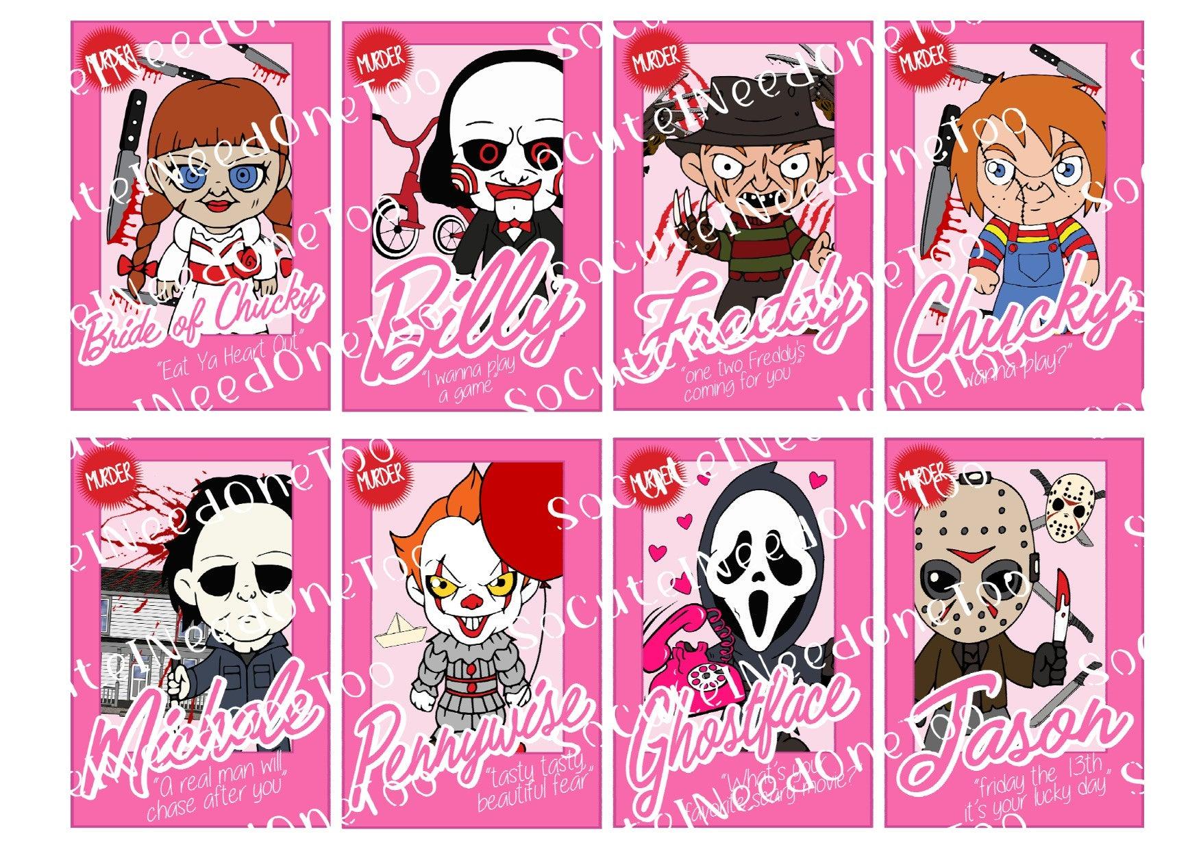 Serial Killer Pink #2 Waterslide Decals - SoCuteINeedOneToo