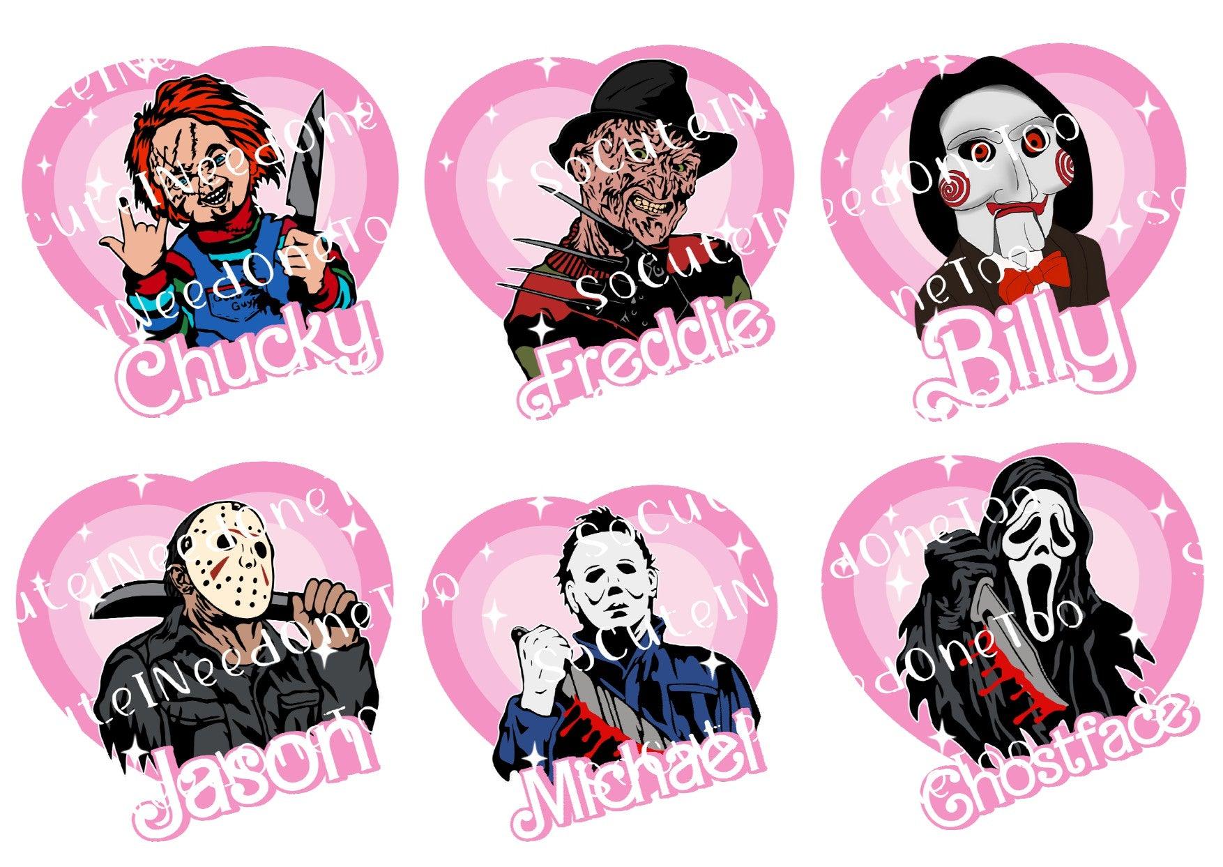 Serial Killers #4 Waterslide Decals - SoCuteINeedOneToo