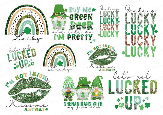 St. Patrick's Day #10 Waterslide Decals - SoCuteINeedOneToo