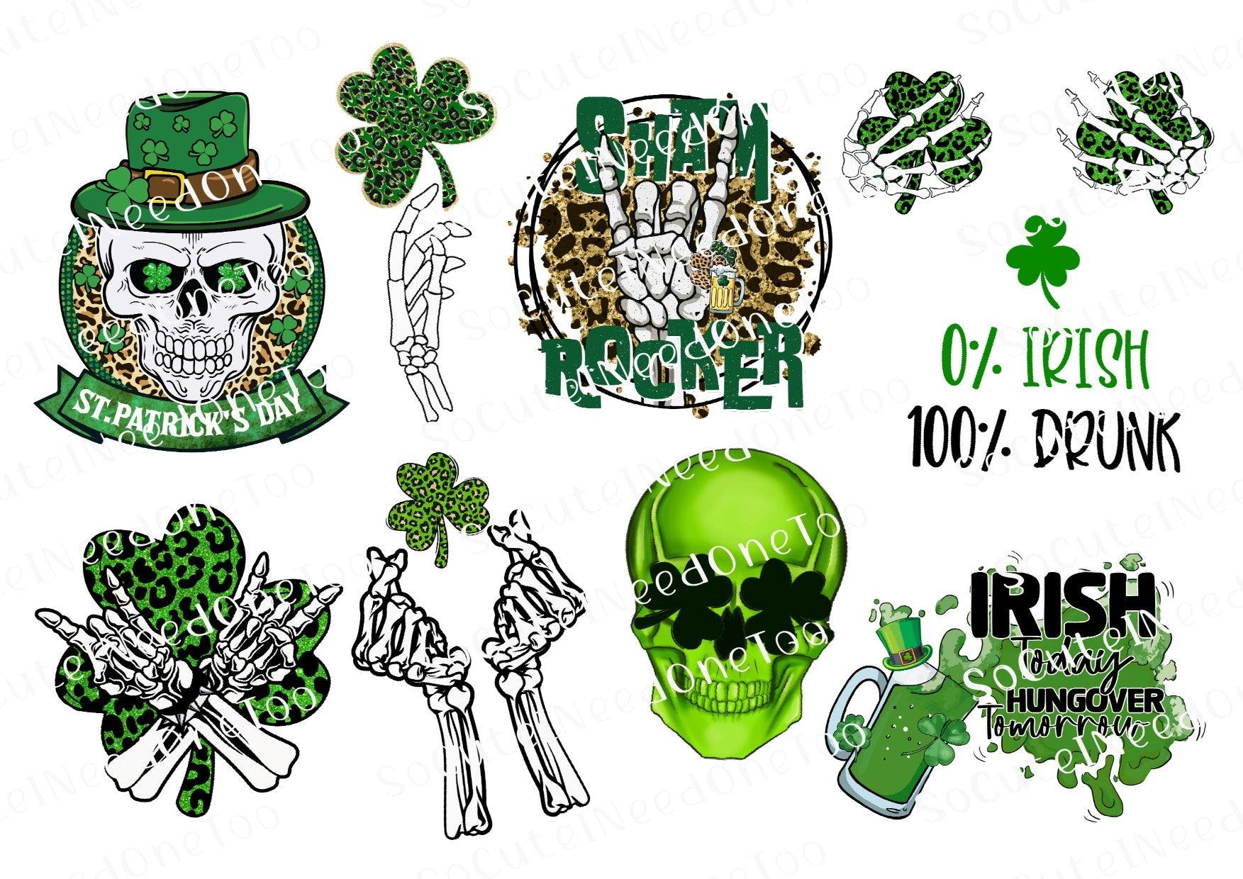 St. Patrick's Day #5 Waterslide Decals - SoCuteINeedOneToo