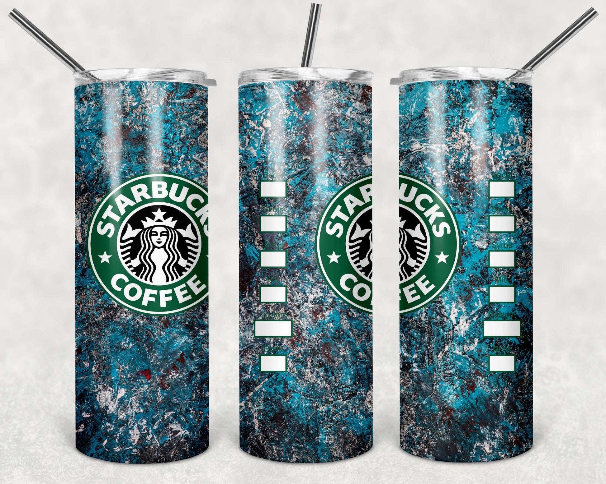 Starbucks Wraps 12 Options Waterslide Wraps - SoCuteINeedOneToo
