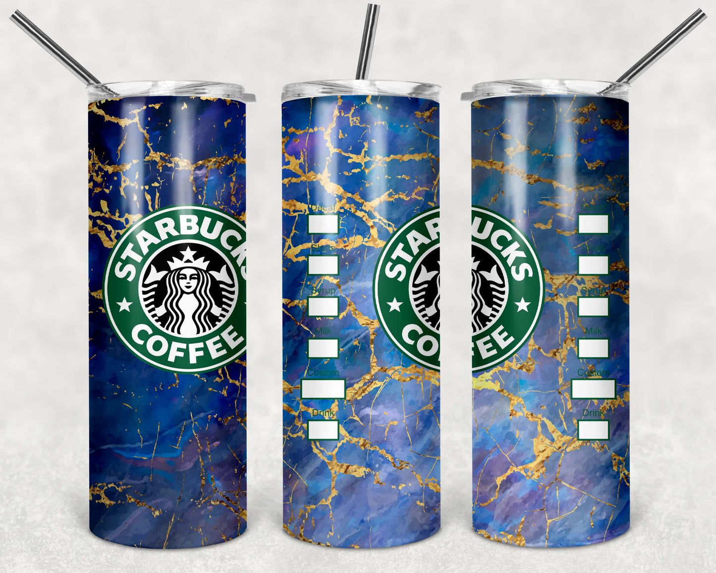 Starbucks Wraps 12 Options Waterslide Wraps - SoCuteINeedOneToo