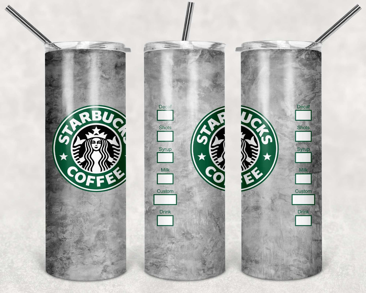 Starbucks Wraps 12 Options Waterslide Wraps - SoCuteINeedOneToo