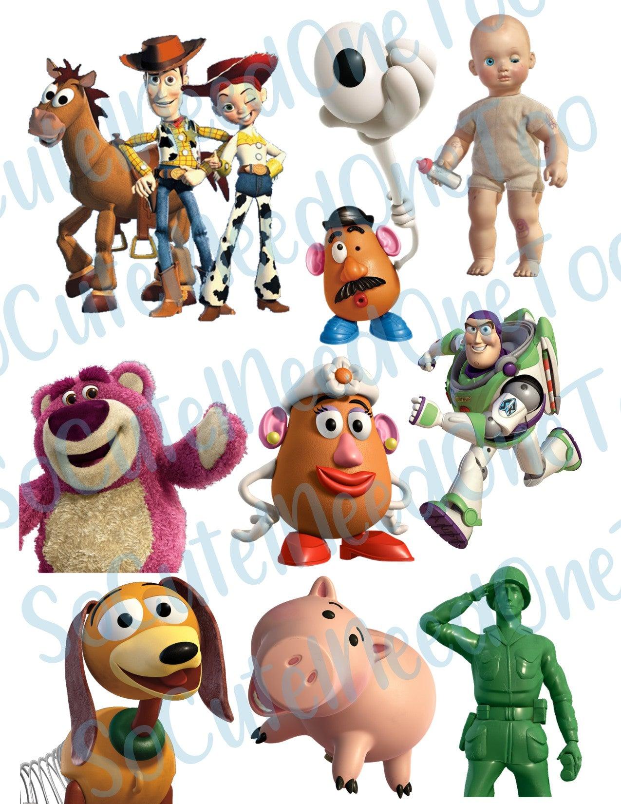 Toy Story #1 on Clear/White Waterslide Paper - Ready To Use - SoCuteINeedOneToo