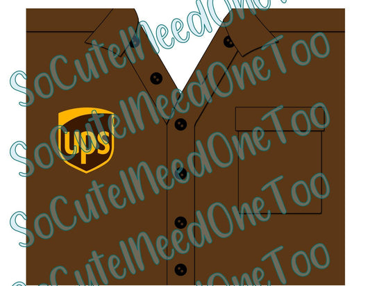 UPS DRIVER Waterslide Wrap - SoCuteINeedOneToo