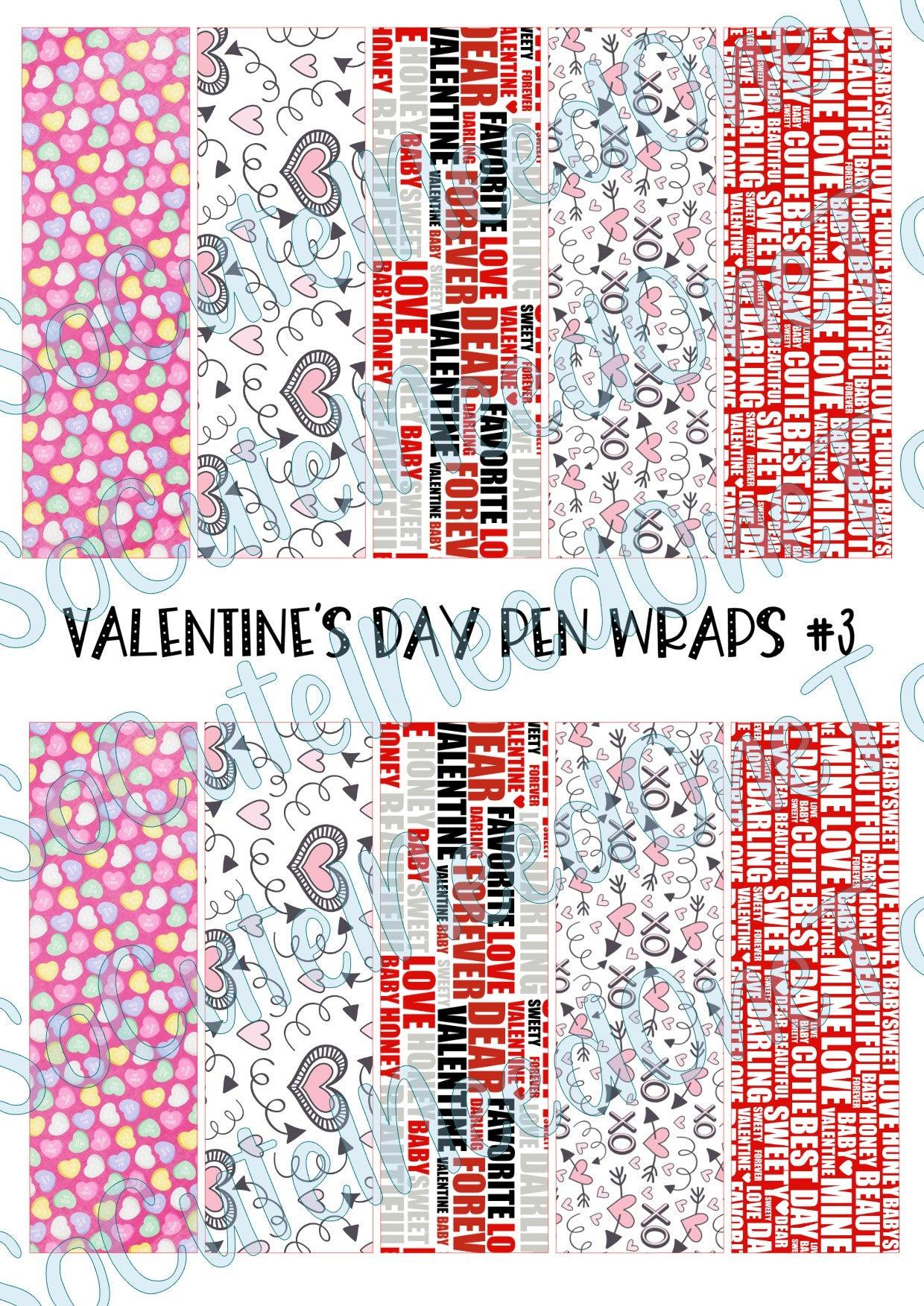 Valentine's Day Pen Wraps #3 - SoCuteINeedOneToo