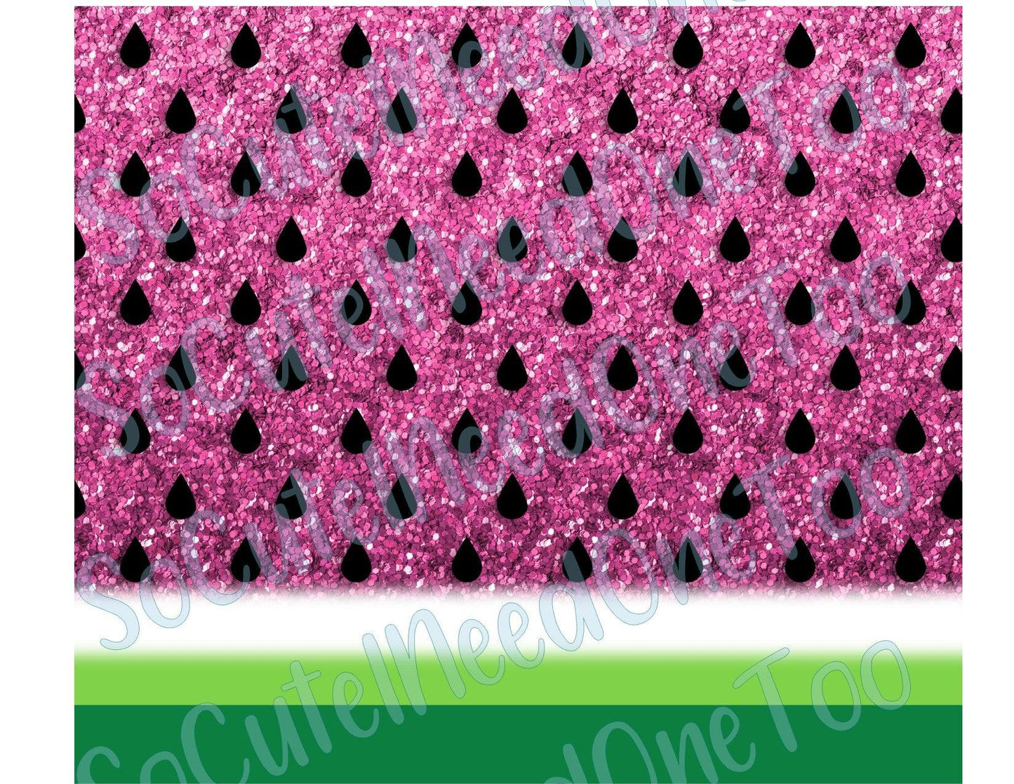 Watermelon (GLITTER or RED) Waterslide Wrap - SoCuteINeedOneToo