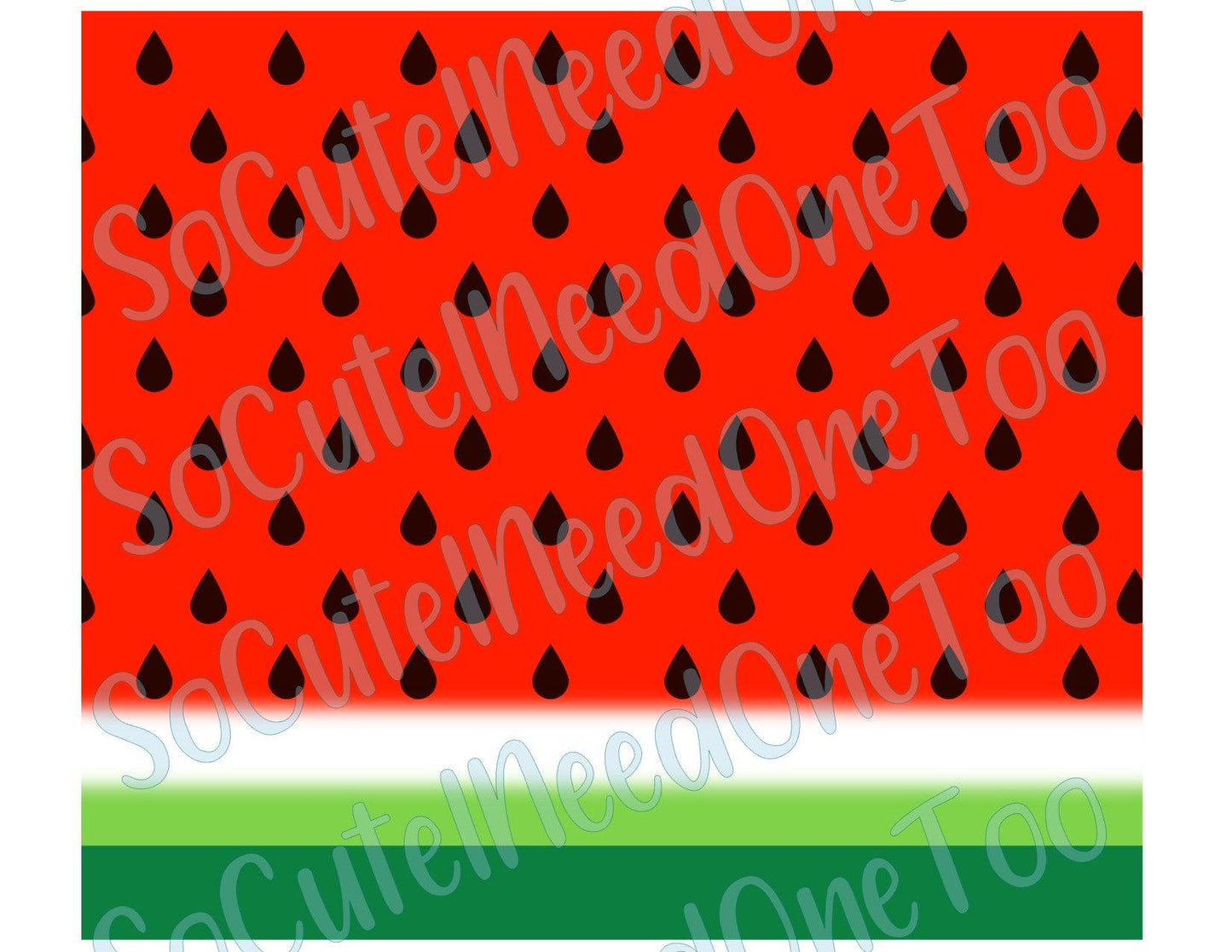 Watermelon (GLITTER or RED) Waterslide Wrap - SoCuteINeedOneToo