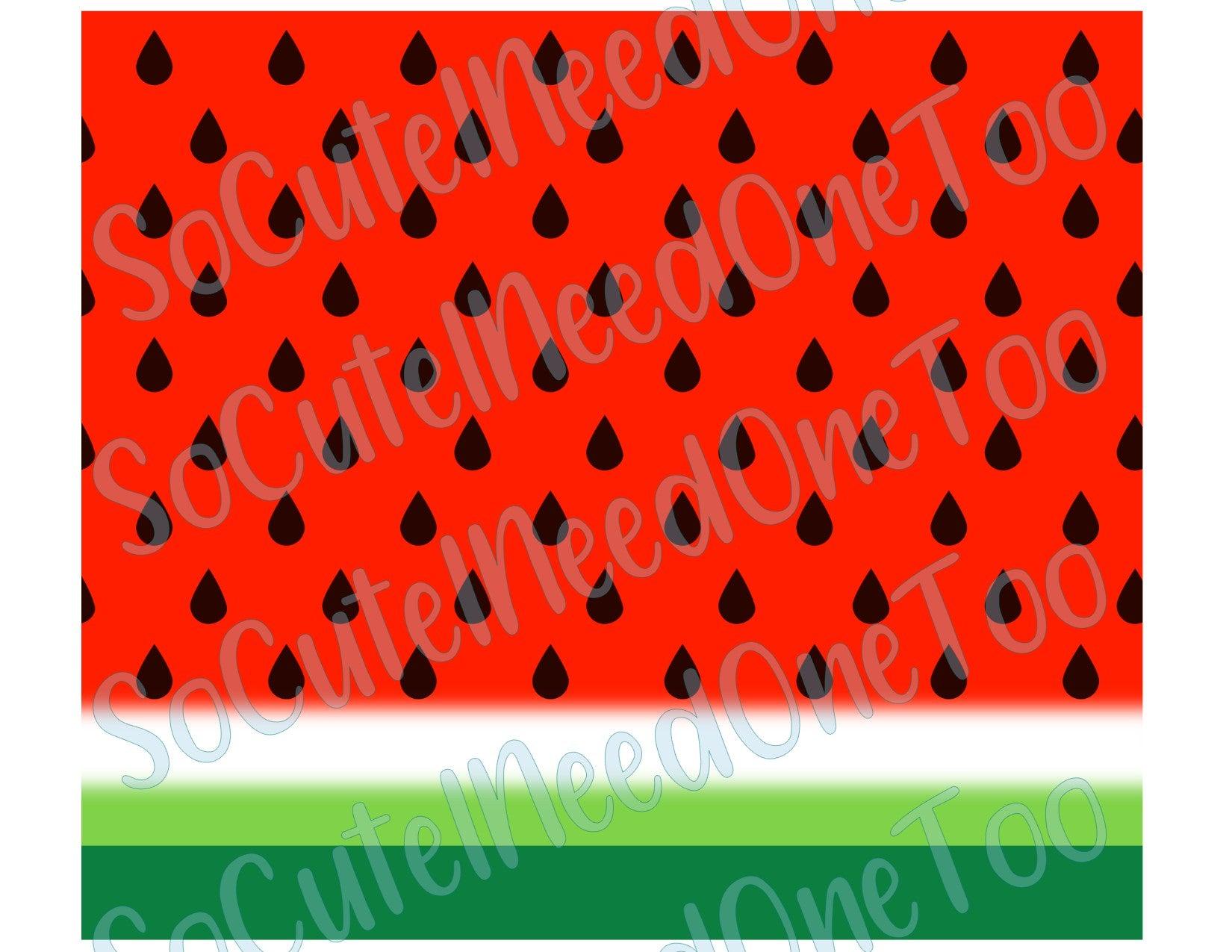 Watermelon (GLITTER or RED) Waterslide Wrap - SoCuteINeedOneToo