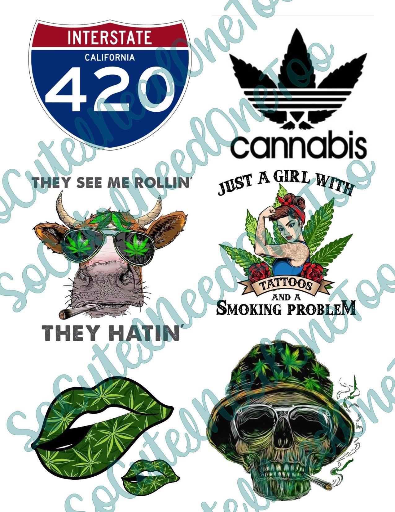 Weed Bundle Decals - SoCuteINeedOneToo