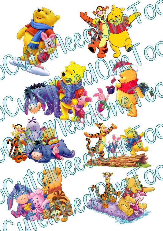 Winnie Pooh #13 Waterslide Decals - SoCuteINeedOneToo