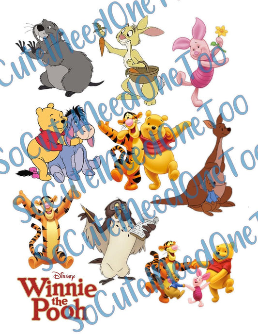 Winnie The Pooh #1 Waterslide Decals - SoCuteINeedOneToo