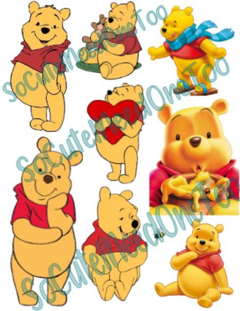Winnie The Pooh #4 Waterslide Decals - SoCuteINeedOneToo
