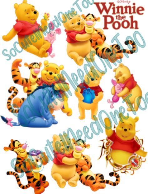 Winnie The Pooh #5 Waterslide Decals - SoCuteINeedOneToo