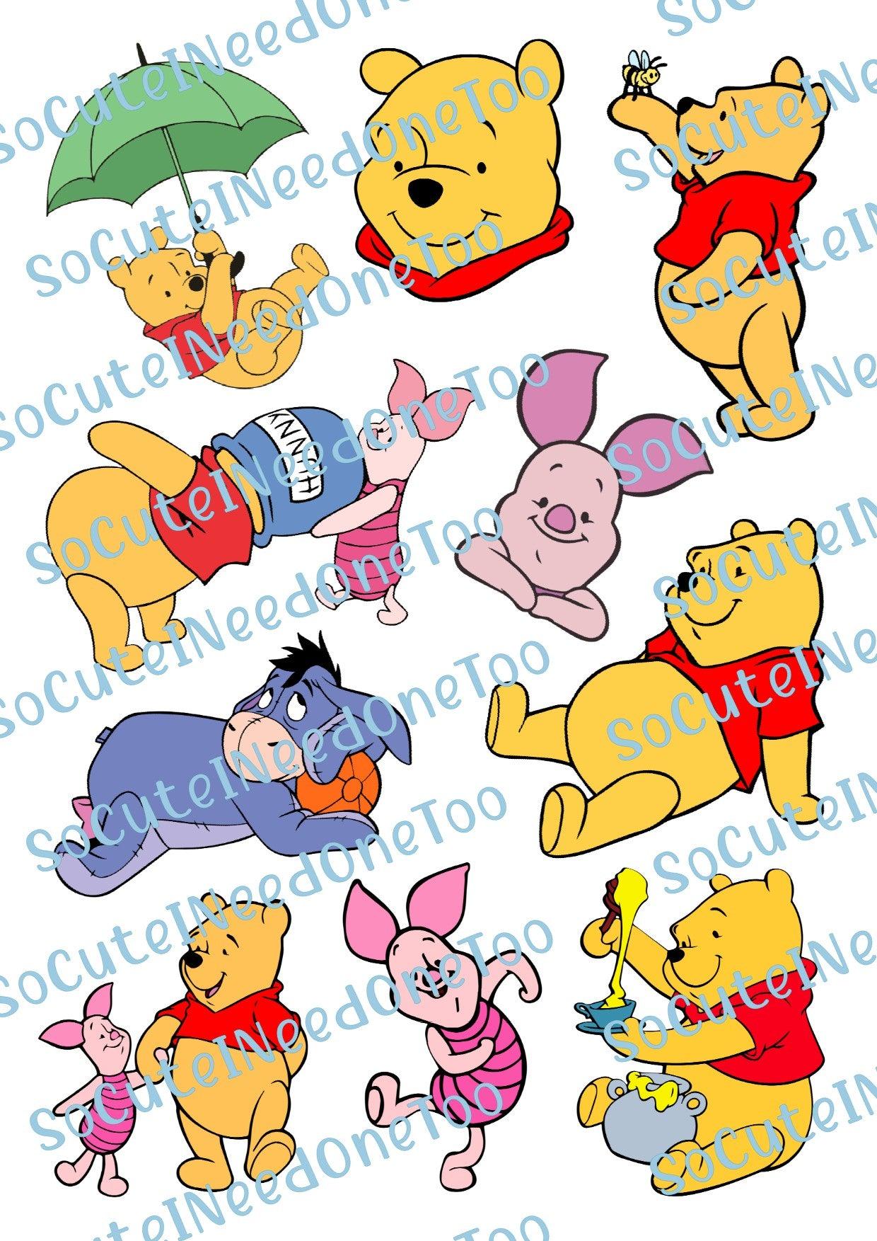 Winnie The Pooh G Waterslide Decals - SoCuteINeedOneToo