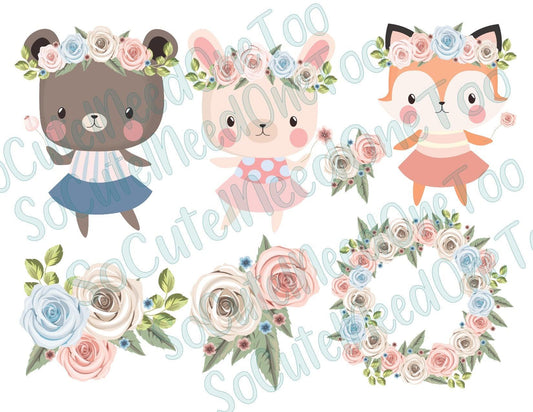 Woodland Fairies #2 Waterslide Decals - SoCuteINeedOneToo